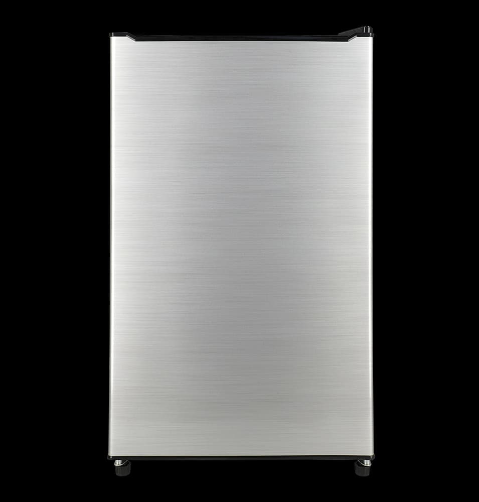 9106 Single Door Black & Silver Single Door Refrigerator